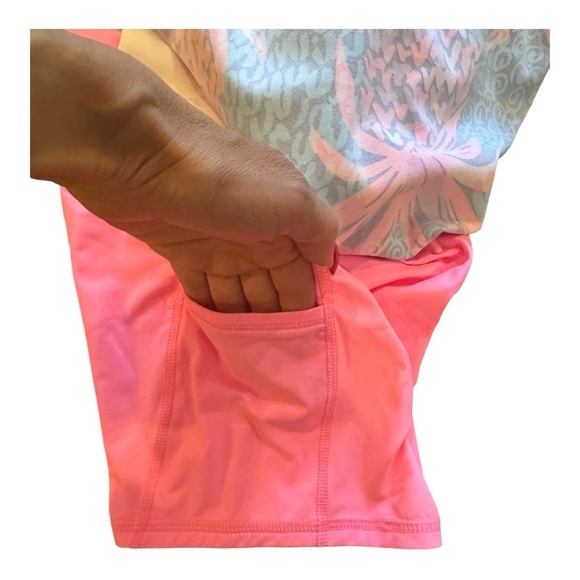 LILLY PULITZER Monica Skort Borealis Blue Tropic Down Low Golf Skort NWT Size 2 - Picture 8 of 12